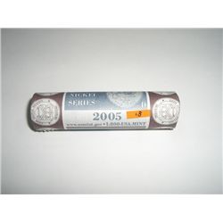 MINT Roll of 2005-D WESTWARD JOURNEY Nickels *UNC GRADE IN ORIGINAL MINT ROLL*!!