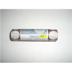 MINT Roll of 2005-D WESTWARD JOURNEY Nickels *UNC GRADE IN ORIGINAL MINT ROLL*!!