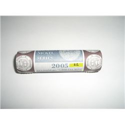 MINT Roll of 2005-D WESTWARD JOURNEY Nickels *UNC GRADE IN ORIGINAL MINT ROLL*!!