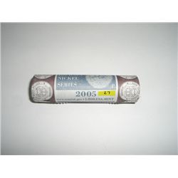 MINT Roll of 2005-P WESTWARD JOURNEY Nickels *UNC GRADE IN ORIGINAL MINT ROLL*!!