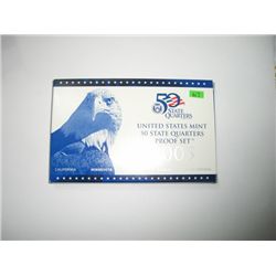 2005-S U.S. 50 STATE QUARTERS PROOF SET *5 PIECE SET* in Original Mint Package!!