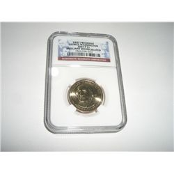 2007-P $1 First President "GEORGE WASHINGTON" *CERTIFIED BY NGC BRILLIANT UNCIRCULATED*!!