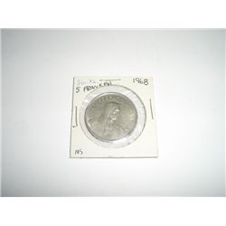 1968 Switzerland 5 Franken *MS HIGH GRADE*!!