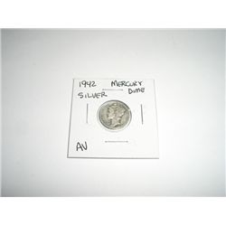 1942 Mercury SILVER Dime *AU HIGH GRADE - NICE COIN*!!