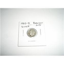 1953-D Mercury SILVER Dime *NICE COIN*!!