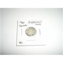 1964 Mercury SILVER Dime *MS HIGH GRADE - NICE COIN*!!