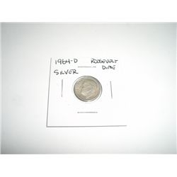 1964-D Mercury SILVER Dime *NICE COIN*!!
