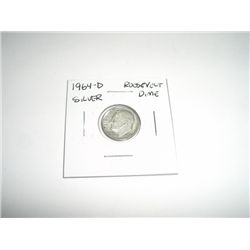 1964-D Mercury SILVER Dime *NICE COIN*!!