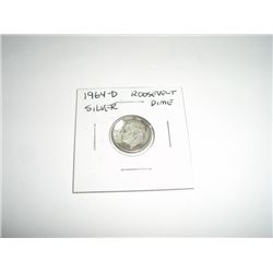 1964-D Mercury SILVER Dime *NICE COIN*!!