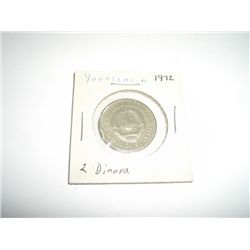 1972 Yugoslavia 2 Dinara Coin!!