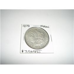 1878 Morgan Silver Dollar *PLEASE LOOK AT PICTURE TO DETERMINE GRADE - COIN OUT OF SAFE DEPOSIT BOX 