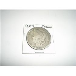 1880 -S Morgan Silver Dollar *PLEASE LOOK AT PICTURE TO DETERMINE GRADE - COIN OUT OF SAFE DEPOSIT B
