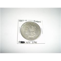 1887-O Morgan Silver Dollar KEY DATE *PLEASE LOOK AT PICTURE TO DETERMINE GRADE - COIN OUT OF SAFE D