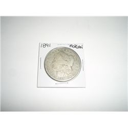 1891 Morgan Silver Dollar *PLEASE LOOK AT PICTURE TO DETERMINE GRADE - COIN OUT OF SAFE DEPOSIT BOX 