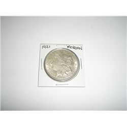 1921 Morgan Silver Dollar *PLEASE LOOK AT PICTURE TO DETERMINE GRADE - COIN OUT OF SAFE DEPOSIT BOX 