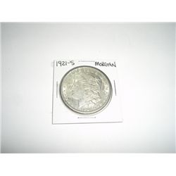 1921-S Morgan Silver Dollar *PLEASE LOOK AT PICTURE TO DETERMINE GRADE - COIN OUT OF SAFE DEPOSIT BO