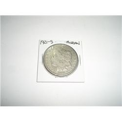 1921-S Morgan Silver Dollar *PLEASE LOOK AT PICTURE TO DETERMINE GRADE - COIN OUT OF SAFE DEPOSIT BO