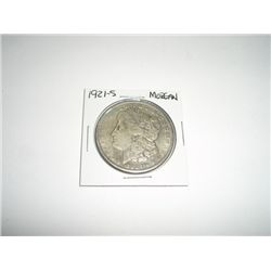 1921-S Morgan Silver Dollar *PLEASE LOOK AT PICTURE TO DETERMINE GRADE - COIN OUT OF SAFE DEPOSIT BO