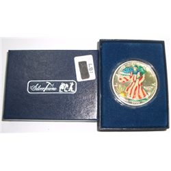 2000 U.S. SILVER EAGLE *1oz .999 FINE SILVER - PAINTED* in Original Mint Box!!