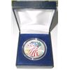 Image 1 : 2000 U.S. SILVER EAGLE *1oz .999 FINE SILVER - PAINTED* in Original Mint Box!!