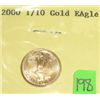 Image 1 : 2000-P $5 Dollar GOLD EAGLE Bullion Coin *1/10 oz PURE GOLD*!!