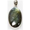 Image 1 : Natural 11.62g Semi Precious .925 Sterling Silver