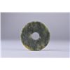 Image 1 : Archaistic Chinese Carved Green Jade Bi Disc