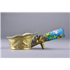Image 2 : Chinese Brass Iron with Enameled Handle