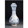 Image 2 : Chinese Blue & White Garlic Bulb Vase