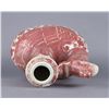 Image 3 : Chinese Yuan-Style Copper Red Porcelain Ewer