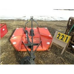 Tebben 3 pt 5 ft brush mower