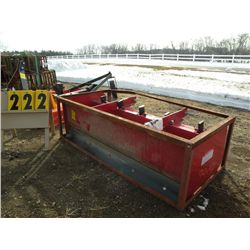 3 pt, 5 ft box blade w/scarifier