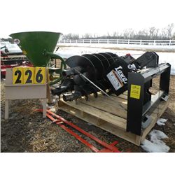Lowe 750 classic hydraulic auger w/9", 12", 15" bits