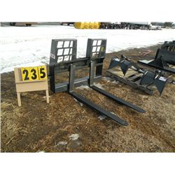 Stout heavy duty 48" walk-thru pallet fork