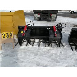 72" twin cylinder brush grapple