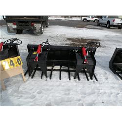72" twin cylinder brush grapple