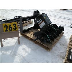 Lowe Model 750 post auger w/9" & 12" bits