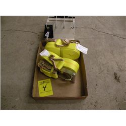 Qty 2  2"x30 ft ratchet straps-NEW