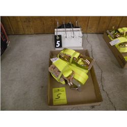Qty 2  2"x30 ft ratchet straps-NEW