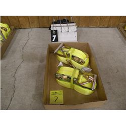 Qty 2  2"x30 ft ratchet straps-NEW