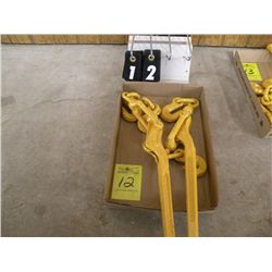 Qty 2   5/16-3/8 lever load binders- NEW