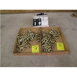 Qty 2   5/16x16 ft grade 70 chains-NEW