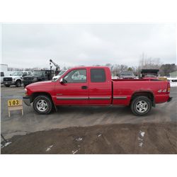 1999 Chev 1500 4x4    SN- 1GCEK19V0XE197012