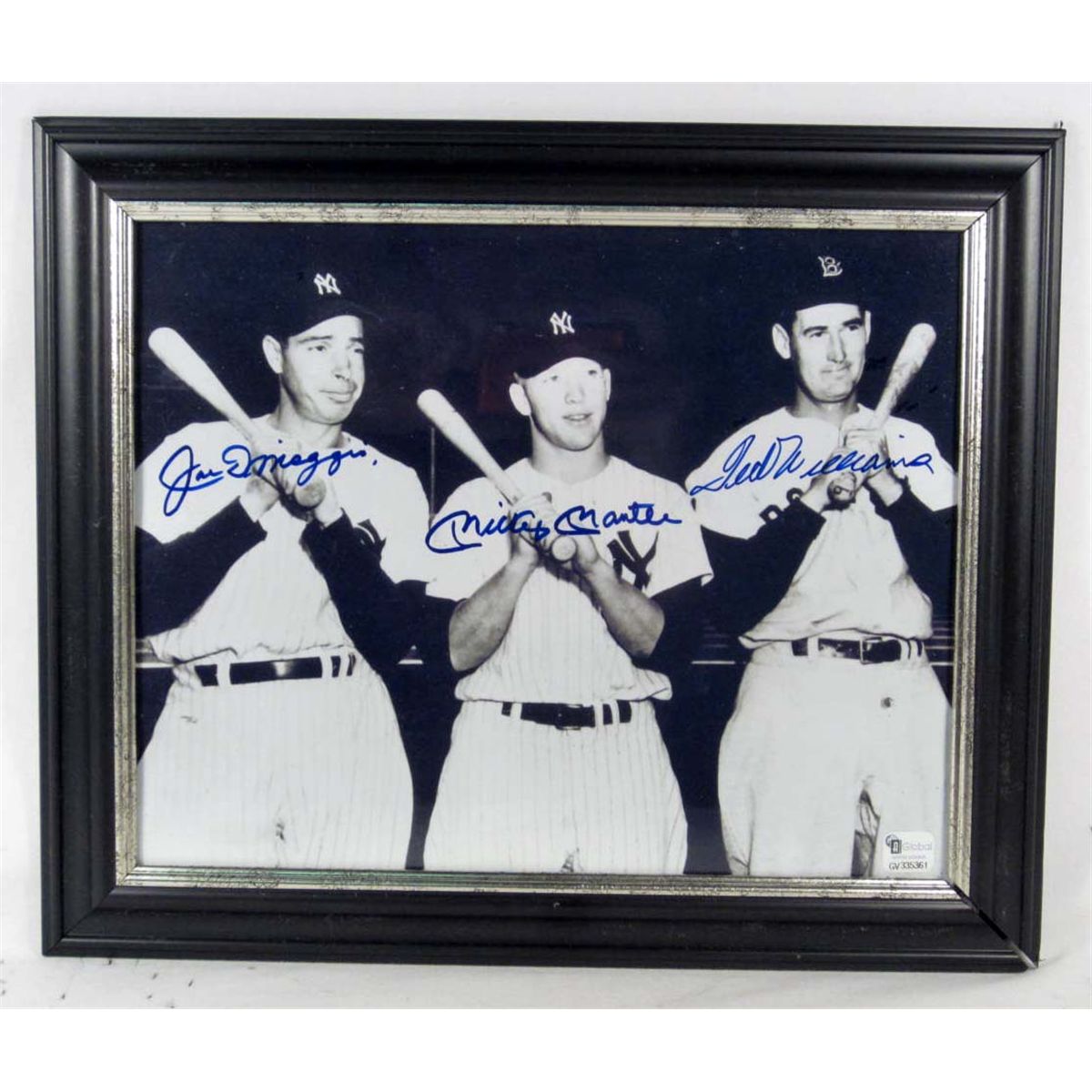 MICKEY MANTLE  JOE DIMAGGIO TED WILLIAMS signed autographed photo COA Hologram main image 0