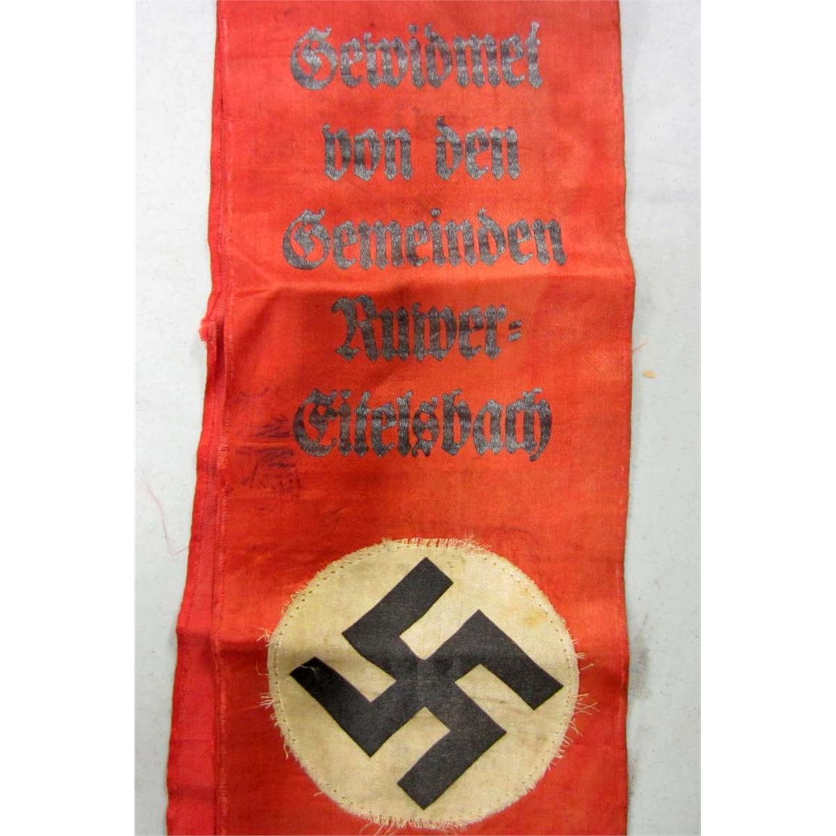 GERMAN NAZI CASKET FUNERAL SASH