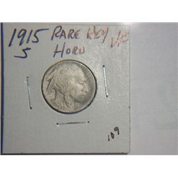 1915 S BUFFALO NICKEL
