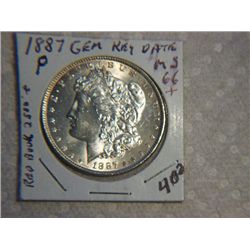 1887-P MORGAN DOLLAR