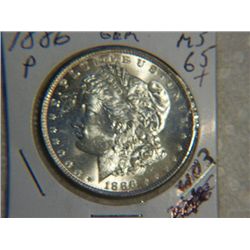 1886-P MORGAN DOLLAR