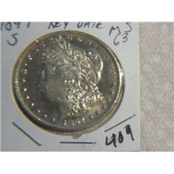 1897-S MORGAN DOLLAR