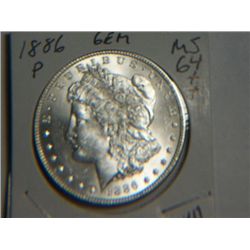 1886 P MORGAN DOLLAR